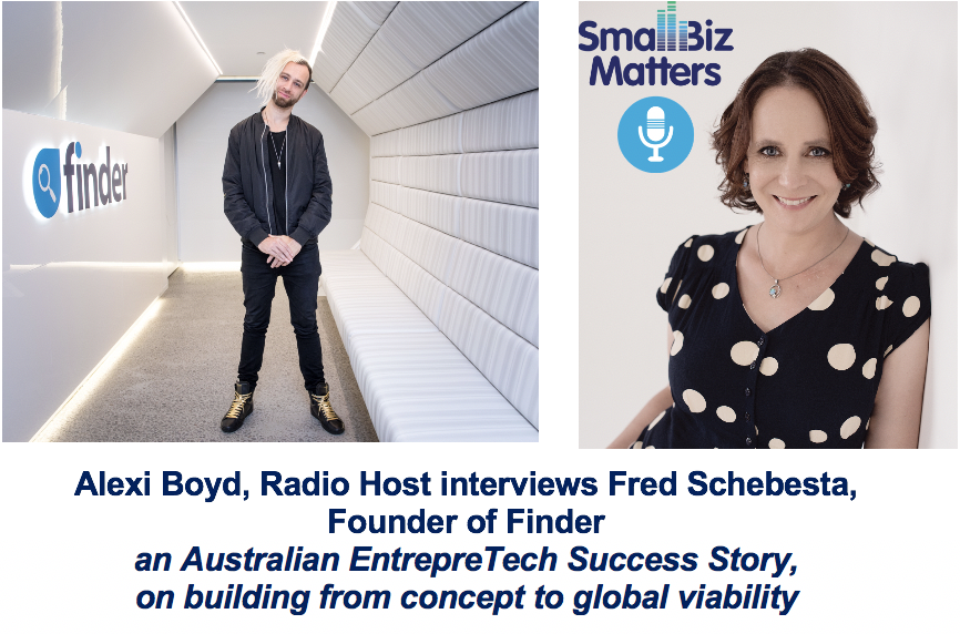 Finder - an Australian EntrepreTech Success Story, building from concept to global viability