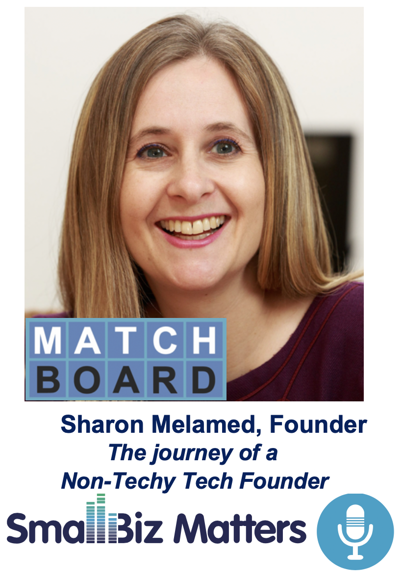 The journey of a Non-Tekky Tech Founder With special guest Sharon Melamed, founder of Matchboard