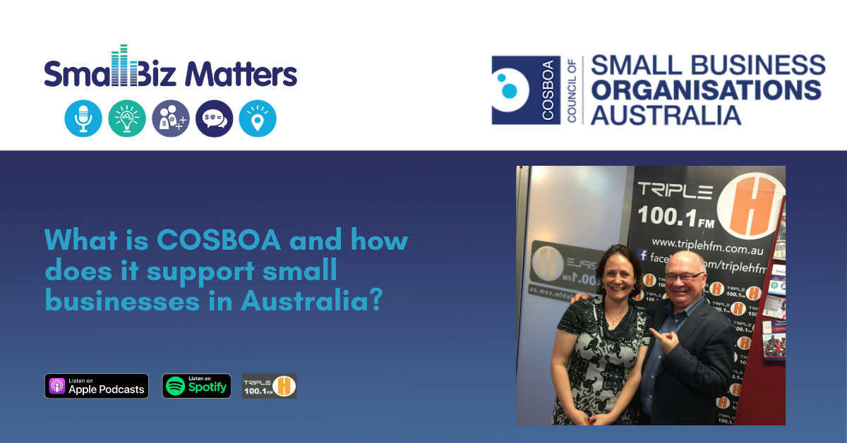 What is COSBOA and how does it support small businesses in Australia?