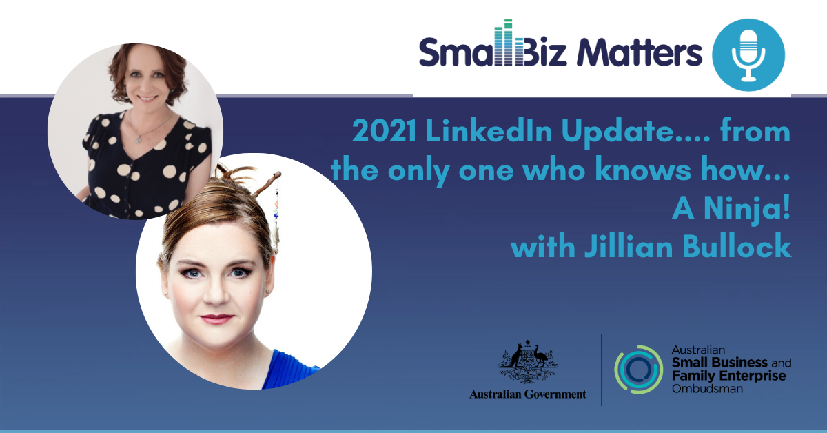 LinkedIn Update.... from the only one who knows how. A Ninja! With special guest Jillian Bullock, the LinkedIn Ninja